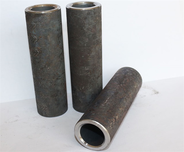 石河子冷挤压钢筋套筒应该怎么样激光打标